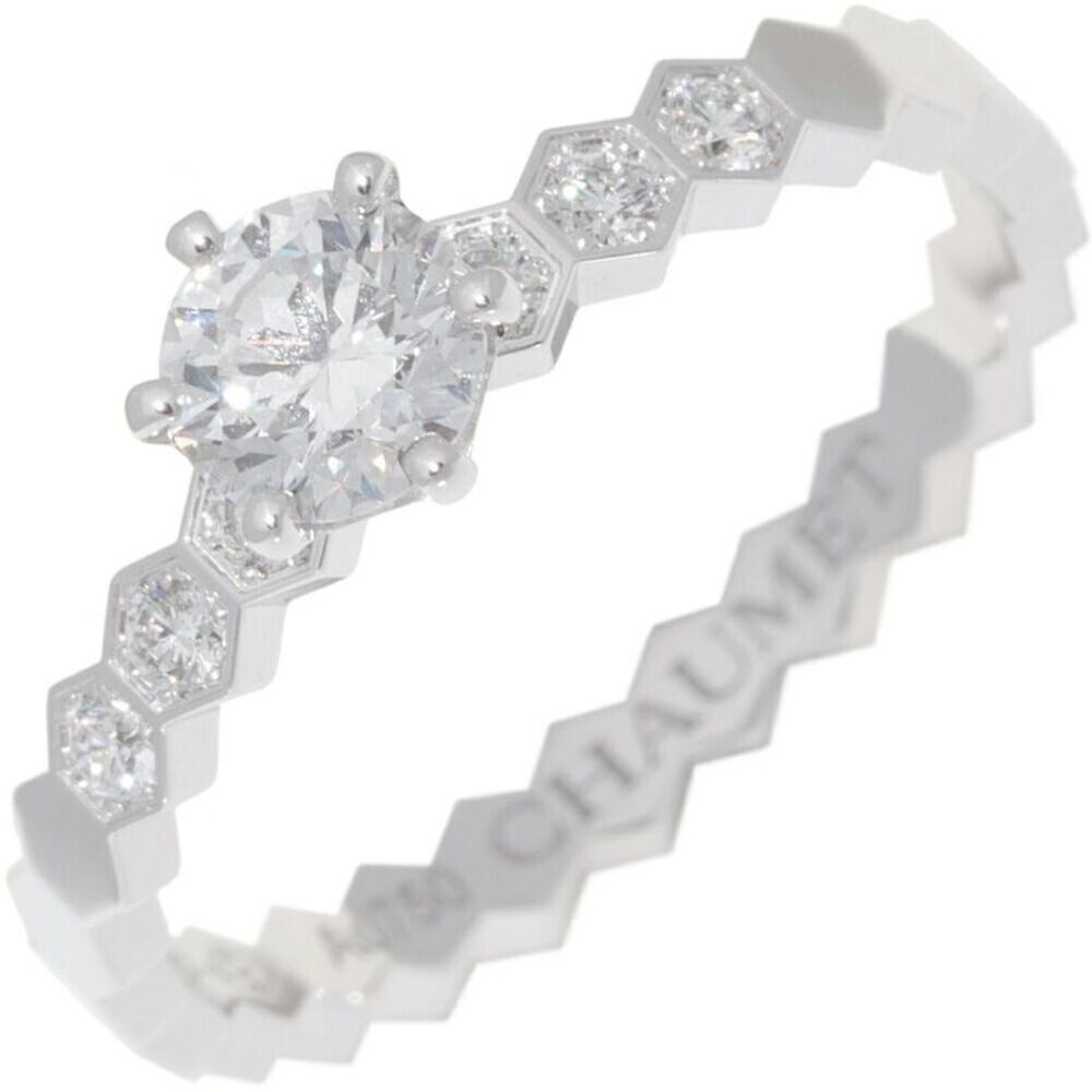 Chaumet K18WG Diamond Be My Love Solitaire Ring